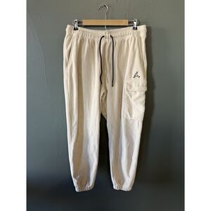 Jordan Mens Brown Essential Winter Fleece Cargo Sweatpants Size Large DV1567